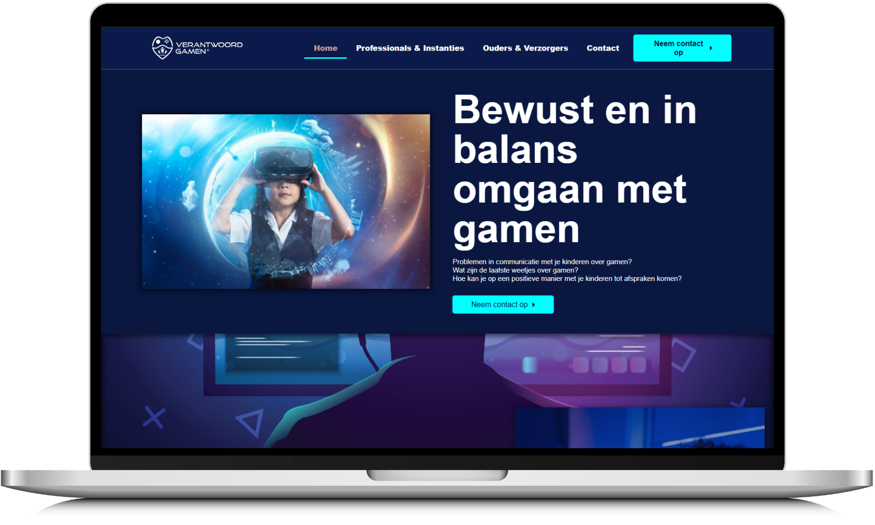 Verantwoord Gamen desktop proof